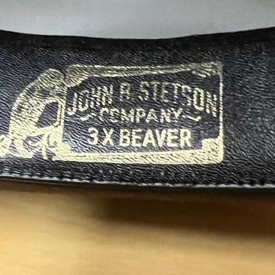 Three Stetson Hats - Beaver Felt & Straw, Size 7 1/4(PC2-RG)