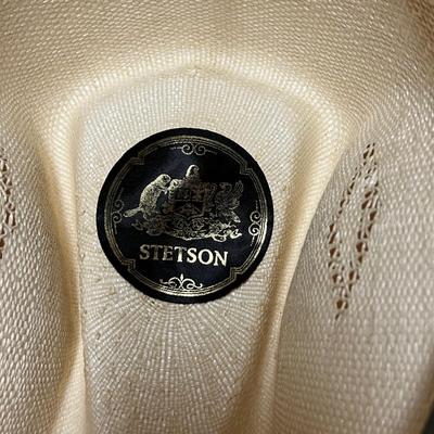 Three Stetson Hats - Beaver Felt & Straw, Size 7 1/4(PC2-RG)
