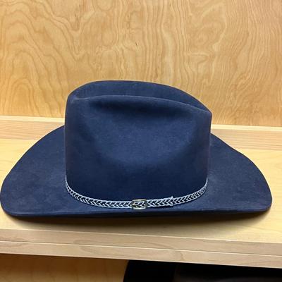 Three Stetson Hats - Beaver Felt & Straw, Size 7 1/4(PC2-RG)