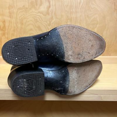 Tony Lama Leather Cowboy Boots -Mens Size 11 (PC2-RG)