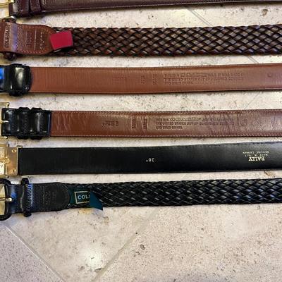 Coach Cowhide Belts, Lizard & Caiman Belts Plus More (PB-RG)