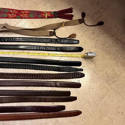 Coach Cowhide Belts, Lizard & Caiman Belts Plus More (PB-RG)