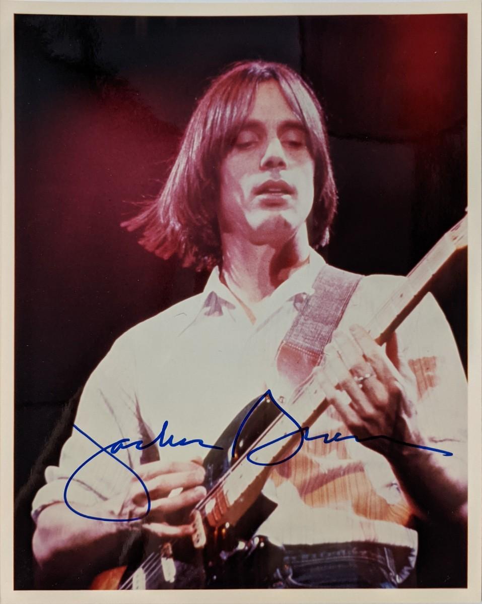 Jackson Browne signed photo