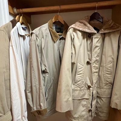 Ralph Lauren, Abercrombie & Fitch Plus J Crew Jackets (PC-RG)