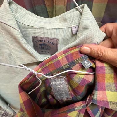Neiman Marcus, RL, Lands End & More Menâ€™s Short Sleeve Shirts Size M/L (PC2-RG)