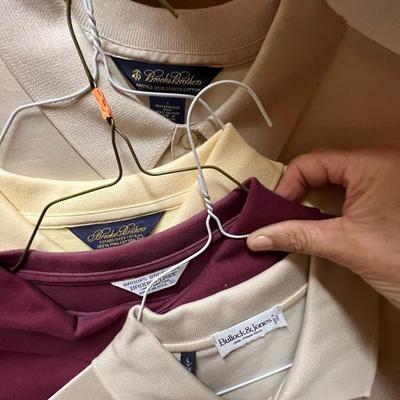 Neiman Marcus, RL, Lands End & More Menâ€™s Short Sleeve Shirts Size M/L (PC2-RG)