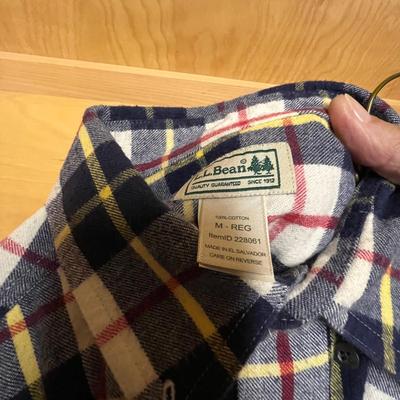Menâ€™s M/L Long Sleeve Shirts - Lands End, Cooper Jones & More (PC2-RG)
