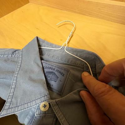 Menâ€™s M/L Long Sleeve Shirts - Lands End, Cooper Jones & More (PC2-RG)