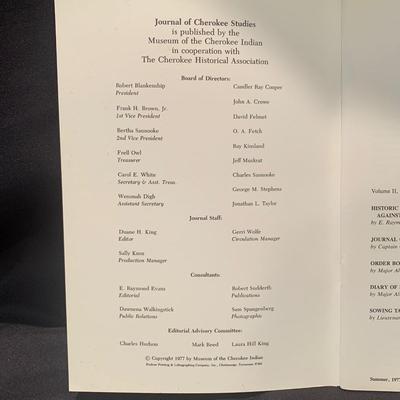 Cherokee Studies Literature (UH-KW)