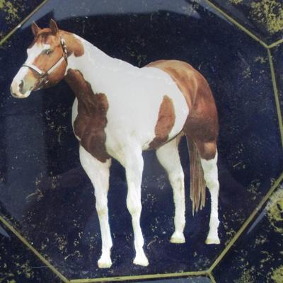 Arcoroc France Horse Plaque