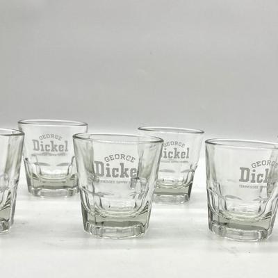 GEORGE DICKEL WHISKY Decanter & Glasses