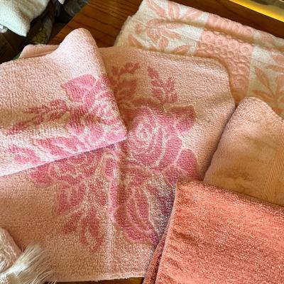 Pinks & Peach towels set