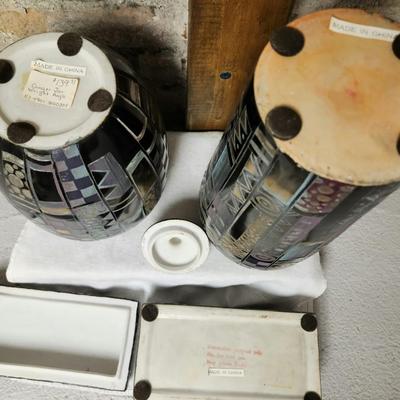 "Wright Way" pottery pieces