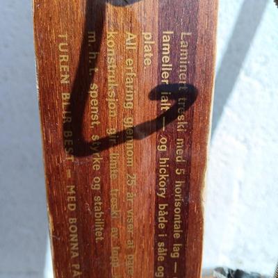 1960s Bonna 2400 Vintage Cross Country Skis Made In Norway