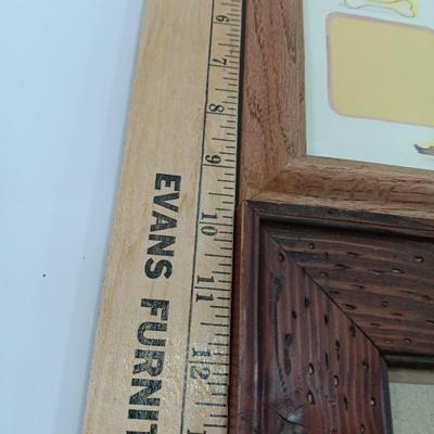 Picture frames and a ceramic Texas bell