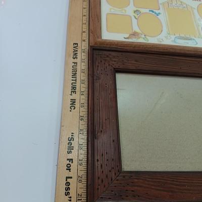 Picture frames and a ceramic Texas bell