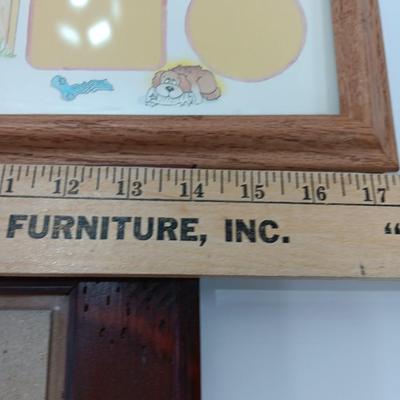 Picture frames and a ceramic Texas bell