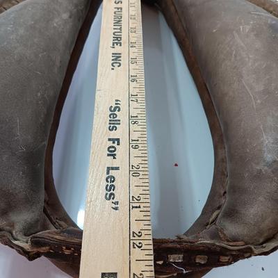 Horse Mule Collar Leather Yolk Western Antique Farm Rustic Decor