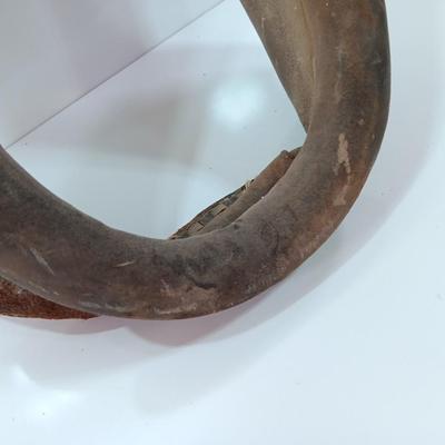 Horse Mule Collar Leather Yolk Western Antique Farm Rustic Decor