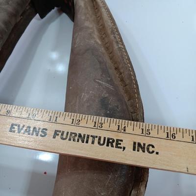 Horse Mule Collar Leather Yolk Western Antique Farm Rustic Decor