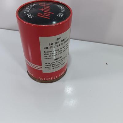 Vintage metal tins - Carter's Rytoff- Singer oil and Sure Rite inked ribbon Denver Colorado