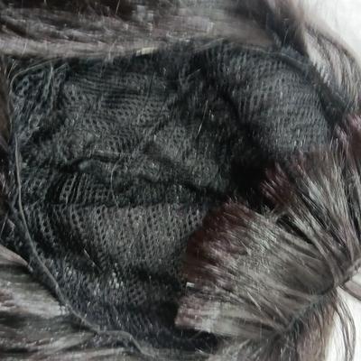 Two new black wigs one long hair one short hair