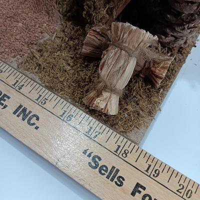 Neat wooden Manger for Nativity scene