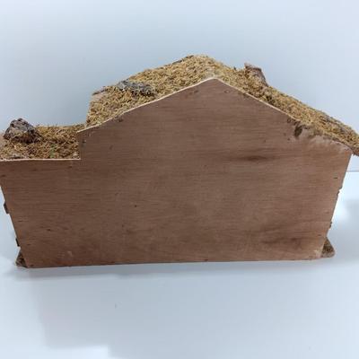 Neat wooden Manger for Nativity scene