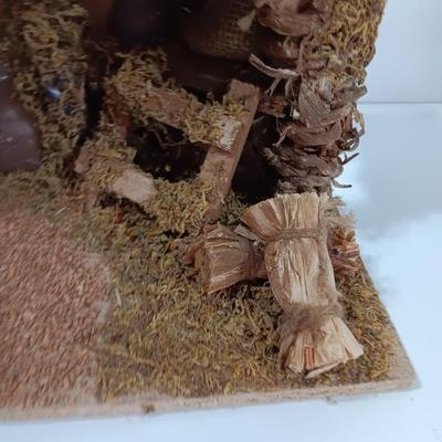 Neat wooden Manger for Nativity scene