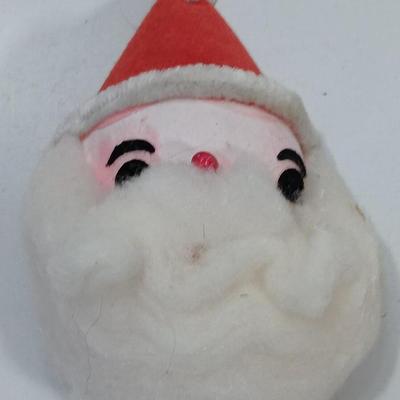 Vintage Santa head ornament