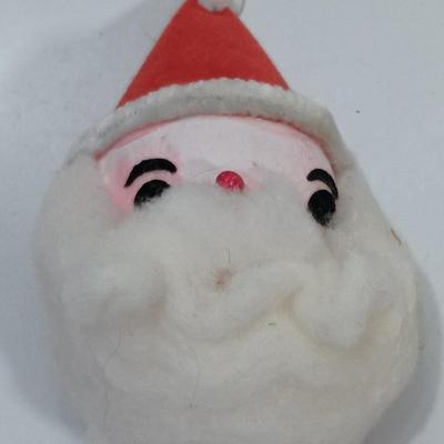 Vintage Santa head ornament
