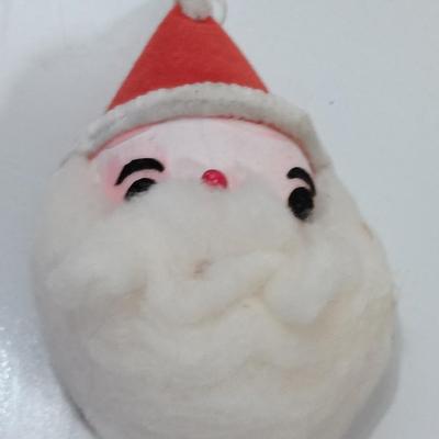 Vintage Santa head ornament
