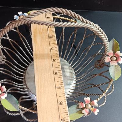 shabby toleware wire basket