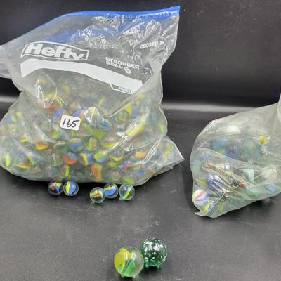 Approximately 1Gallon Bag  Mixed Marbles
