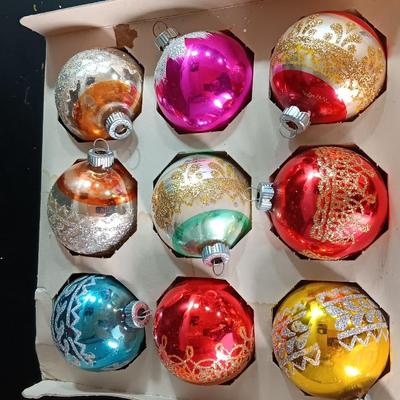 Vintage glass decorative Ornaments