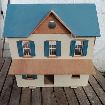 Vintage wooden doll house
