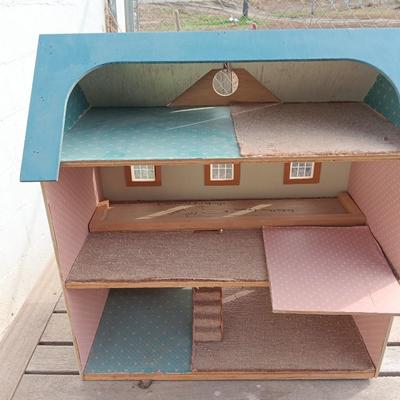 Vintage wooden doll house