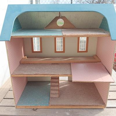 Vintage wooden doll house