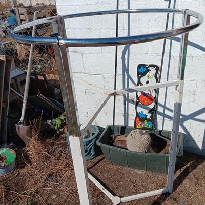 Metal commercial adjustable clothes rack