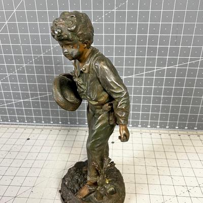 ANGELUS Statue of Boy, par Eng Morean 