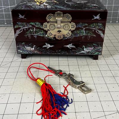 Mother of Pearl Inlay Jewelry Box