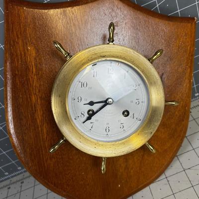 Schatz Ship Wheel Clock 