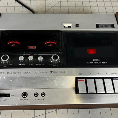 Superscope Stereo Cassette Deck CD-302A