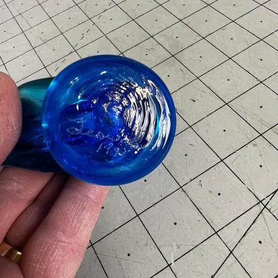 Glass Dolphin and Blue Bird 