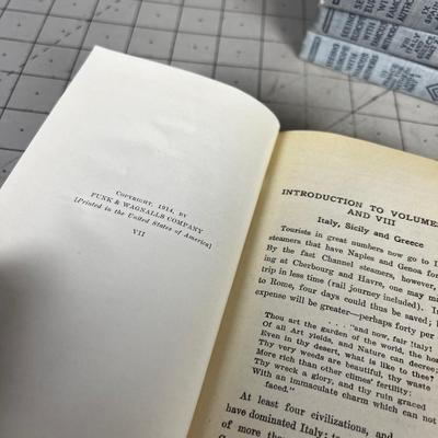 Seeing Europe with Famous Authors  Partial Set of Books Dated 1914