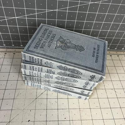 Seeing Europe with Famous Authors  Partial Set of Books Dated 1914
