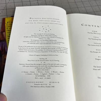 5 Harry Potter Novels - All 1st Edition. COLLECTIBLE!