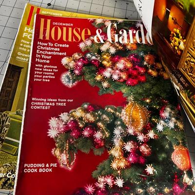 Pile of Magazines: House & Garden late60's to early 70's 