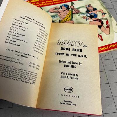 Mad Magazine and A Pocket Book 1970's 