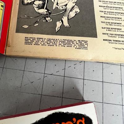 Mad Magazine and A Pocket Book 1970's 